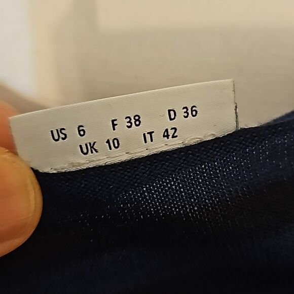 AKRIS Punto stripped peplum top size 6 - Picture 7 of 9